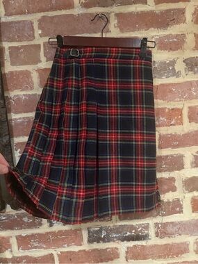 Genuine Scottish Kilt Vintage - Girls 7/8 Real Handmade in Scotland Skirt